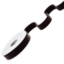 Ribest Brown Velvet Ribbon 1 Inch Continuous 10 Yards Christmas Ribbon for Gift Wrapping Wreath Christmas Tree Party Decoration Crafts Home Decor Bouquets