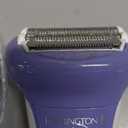 Remington Smooth & Silky Electric Shaver for Women, 4-Blade Smooth Glide Foil Shaver and Bikini Trimmer with Almond Oil Strip, Shave Wet or Dry (Purple)