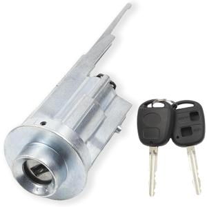 Dasbecan Ignition Switch Lock Cylinder Assembly with 2 Keys Compatible with Lexus Toyota 4runner Avalon Fj Cruiser Land Cruiser Sequoia Solara Tundra 2001-2009,Replace# 89703-33070 69052-34040