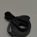 Lifefactory Active Flip Cap Accessory for 12-Ounce, 16-Ounce, and 22-Ounce Glass Bottles, Onyx Black