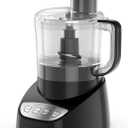 BLACK+DECKER Food Processor and Vegetable Chopper, Stainless Steel Blade, 8-Cup Capacity, 450W Power with Attachments to Grate, Shred, Slice, Mince, Grind, and Puree