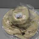 Western Straw Cowboy Hat for Women Beach Sun Hat for Men Wide Brim Fedora Hat Cowgirl Hats Summer Panama Hat (Beige)