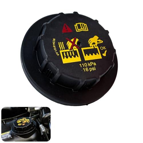 9C3Z8101B 9C348101AA Coolant Reservoir Cap Compatible with 1991-2025 Ford E-150 E-350 Super Duty Expedition F-150 F-250 F-350 Flex Ranger Taurus | Lincoln MKT MKX Navigator | Mercury Milan Sable etc