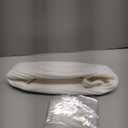 Pro Goleem Small Woven Burr Basket with Gift Bags and Ribbons Durable Baskets for Valentines Day Gifts Empty Small Rope Basket for Storage 12"X 8" X 5" Baby Toy Baskets with Handles, White