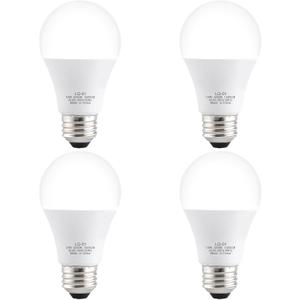 4PK Garage Door Opener Light Bulbs, 5000K Daylight, 1500LM Ultra Bright, Minimize Interference, Compatible with Most Garage Door Openers, 12W, 120V, A19 Bulbs with E26 Base