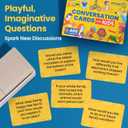 400 Conversation Cards for Kids Engage Kids, Laugh, and Grow Closer During Family Dinner, Game Night, and Road Trips Have Fun Building Social-Emotional Skills - Super Portable 2.5" x 1.75" Cards