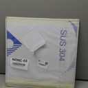 2 Pcs Splatter Guard Grease Splatter Screens Stainless Steel 2 Sided Foldable Splash Metal Panel Backsplash Protector for Cooking