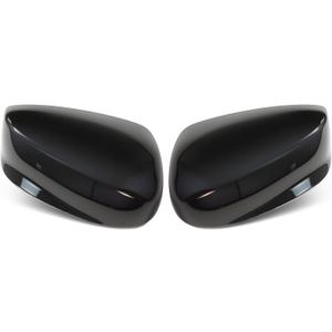 Side Rearview Mirror Cover Caps Compatible with Accord 2008 2009 2010 2011 2012 2012 Black Exterior Side Mirror Cover Rearview Mirror Caps Mirror Housing Left Driver Right Passenger (pair)