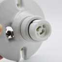 E26 E27 Edison Screw Socket to GU10 Bayonet Base Adapter,GU10 Ceramic Socket Converters for GU10 Halogen Bulb, GU10 LED Spot Light,UL Listed, 660W/250V