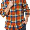 Amazon Essentials Men's Long-Sleeve Flannel Shirt - Discontinued Colors (XS)