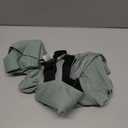 Momcozy Adjustable Buckle Baby Wrap Carrier Cooling Air-Mesh, Easy to Wear Baby Carrier Sling, Baby Carriers Newborn to Toddler 8-35lbs, Suit for Waist 47-57inch,Plus Size Grey Green
