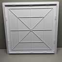 Oatey 34056 14-in. Flush-or Surface-Mounted Wall Access Panel, White, 14"x 14"