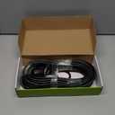 USEDOM IPX6 50 FT Outdoor Extension Cord Waterproof, 16/3 Gauge Black Heavy Duty Extension Cords, 10A 1250W SJTW, Waterproof Socket, 3 Prong Flat Plug Extension Cord with Weather Resistance