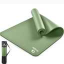 Gruper Yoga Mat Non Slip NBR Extra Thick Yoga Mat, 72"L x 32"/24"W x 0.6"/0.4"TH (185cm x 80cm/61cm x 15mm/10mm), Anti-Tear Exercise Mat with Carrying Strap and Bag, Workout Mats for Yoga, Pilates