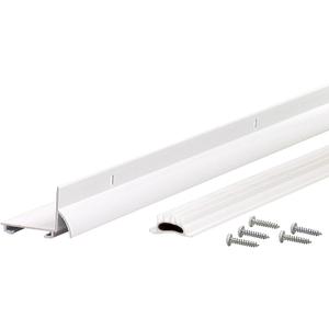 M-D Building Products 81935 36 in. White Aluminum L-Shape Commercial Screw-on Under Door Seal