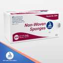 Dynarex Non-Woven Sponges, Non-Sterile, Gauze, for Cleansing, Prepping and Dressing, Highly-Absorbent, Less Linting, 4"x 4", 4 Ply, 1 Box of 200 Sponges (Packaging May Vary)