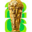 LEGO Editions FIFA World Cup Official Trophy Building Set - Kit for Display in Bedroom, Home Office, Book Shelf - Soccer Fans Collectible - with World Cup 2026 Minifigure - Gift for Fans - 43020