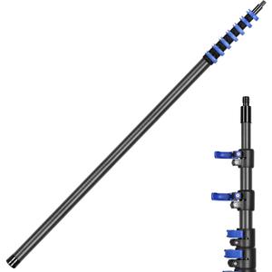 Carbon Fiber Telescopic Pole 4.7-30FT, Multi-Purpose Extendable Pole for Cleaning, Painting, Dusting, Lightweight Extension Pole - Upgraded Anti-Rotation Lock