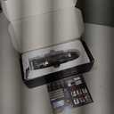 Diydeg Electric Hair Clipper, USB Recharge Light Vacuum Hair Trimmer with Automatic Hair Suction, Electric Body Hair Trimmer with 4 Combs, Cordless Haircut Toddler Haircut Kit