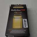 METALFX Double Foil Shaver, Handheld Electric Razor for Travel, Portable Cordless Close Face Shaver for Head, Beard, & Neck (Gold)