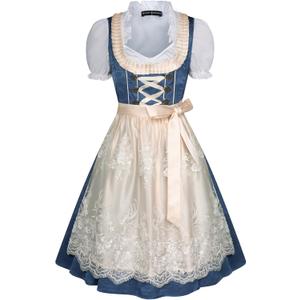 Scarlet Darkness Women Oktoberfest Dress 3 Pcs Carnival Costumes Bavarian Dirndl Dress (X-Large, Blue Gold) Scarlet Darkness Women Oktoberfest Dress 3 Pcs Carnival Costumes Bavarian Dirndl Dress (X-Large, Blue Gold)