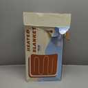 Heated Blanket Twin 62"84" - Premium Cosy Soft Electric Blanket with 6 Heating Levels,Fast Heating Flannel Sherpa Machine Washable Blanket for Bed & Couch - Auto Shut Off (Black)