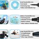 Air Pump Air Mattress Pump for Inflatables Blow up Pool Raft Bed Boat Toy, Quick-Fill, for Outdoor Camping, Inflatable Cushions, Electric Air Mattress Beds, Boats, Swimming