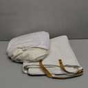 Cozy Earth Luxury Bed Sheet Set - 100% Viscose from Bamboo Fabric, Ultra-Soft & Breathable, Fits Regular & Deep Pocket Mattresses up to 20" - 4 Pieces Full Sheet Set White