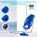 Charger for Pool Blaster Pool Vacuum Compatible with Max Li, Max Li CG, Max Li HD, Millenium Li, iVAC 360 Li and Volt FX-8 Li Power Adapter with 4.9FT Power Cord, Black