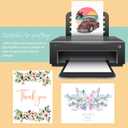 Yexiya 1000 Pieces 5 x 7 Cardstock Index Cards Blank White Index Cards Bulk, 180 Gsm Postcards Stock Printer Paper for Invitations, Photo Paper
