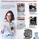 AquaClean Water Filter for Philips Coffee Machines, 4-Pack AquaClean CA6903 Coffee Filter, High-Efficiency Coffee Machine Water Filter - Improves Coffee Taste & Protects Machine