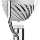 Vornado Pivot Clip Personal Air Circulator, 3-Speed, Portable Desk Fan with Multi-Surface Clip, 360-Degree Adjustable Axis, 9 in Tall, 4 in Diameter, Whisper Quiet, Ice White