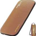 LOSTHORIZON Air & Foam Camping Mattress, Self-Inflating Sleeping Pad, 3" Thick, with Pump Sack, Slim Single