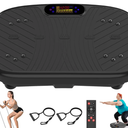 Vibration Plate Exercise Machine, Vibration Plate Platform for Lymphatic Drainage, 200 Adjustable Speeds Power Shaping Vibrating Plate Helps Weight Loss, Shaping, Max Weight 450 Lbs