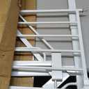 Babelio 29-55 Inch Extra Wide Baby/Dog Gate, PressGuard P7, Metal Auto Close, Pressure Mounted Pet Door for Doorways, NO Need Tools and Drilling, with Wall Cups, White