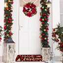 pinata Chirstmas Door Mat 17x29 Inch, Merry Chirstmas Doormat Outdoor, Red Welcome Mats Rug for Front Door Decorations Indoor