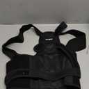 Fit Geno Back Brace Posture Corrector for Women and Men, Shoulder Straightener, Adjustable Full Back Support, Upper and Lower Back Pain Relief - Scoliosis, Hunchback, Hump, Thoracic, Spine Corrector (Medium/Large (Waist 33"-40"), Black)