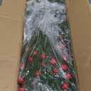 Abzo 30Pcs Christmas Norfolk Pine Branches 18 Inch Artificial Norfolk Pine Stems Realistic Artificial Green Pine Stems Christmas Decor DIY Crafts Garland Wreath Holiday Accessories