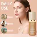 4-in-1 Foundation | Neutral-Tone Concealer |Hydrating Full Coverage Foundation | Color Balancer & Imperfection - Medium Natural for Normal Skinned People 1 Fl Oz (Neutral #2)