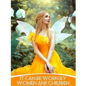 White Fairy Wings Butterfly Sparkling Sheer Wings Dress up Fairy Costume for Women Adults Teens Butterfly Halloween Cosplay Birthday Party Costumes Supplies
