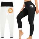 Blisset Women's Fleece Lined Leggings Thermal Warm Winter Tights High Waisted Soft Yoga Pants with Pockets, XL