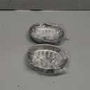 iDesign Soap Dish for Bathroom Sink - Soap Dish Holder for Bar Soap - Set of 2 - Split Finish