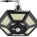 Deogos Solar Shed Light, Solar Pendant Light Indoor Outdoor,180 LED 1000LM Solar Indoor Lights