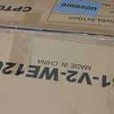 Rolanstar Computer Desk with Power Outlets & LED Light, 47 inch Home Office Desk with Drawers and Storage Shelves, Writing Desk with Monitor Stand, Modern Work Study Desk for Home Office, White