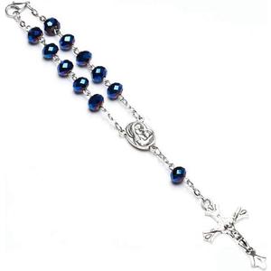 JIAMIN Intercession Car Rearview Mirror Rosary-Catholic Rosary - Farmhouse Door Knob Rosary