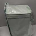 rejomiik Small Bathroom Trash Can with Lid 2.1 Gallon Soft Close Step Slim Garbage Can Waste Bin for Office, Bedroom, Kitchen, Light Green