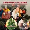 Claemtun 2026 New Embroidery Christmas Ornament Kits, DIY Heart Shaped Hand Embroidered Ornament Kit, Christmas Tree and Home Decoration (Snowflake)