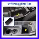2024 2025 2026 Civic Center Console Organizer Tray for 2023 2022 Honda Civic 11th Gen Sedan Hatchback LX EX Sport 2022 Accessories Civic 2023 Central Console Organizer Insert Tray(2pcs)