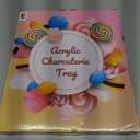 11" Acrylic Letter Charcuterie Tray, Charcuterie Letters Fillable Box for Food, Reusable Serving Cake Candy Dish Display Tray for Birthday Anniversary Party Decoration (Letter E)