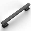Amerdeco 20 Pack Matte Black Cabinet Pulls 5 Inch(128mm) Hole Centers Kitchen Cabinet Handles Cabinet Hardware Kitchen Handles for Cabinets Cupboard Handles Drawer Pulls ZH00013